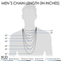 Swimmer Charm Necklace – Stainless Steel Oxidized Chain with Silver Toned Medal Pendant
