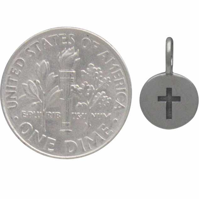 First Communion Cross Pearl Necklace in Sterling Silver