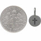 First Communion Cross Pearl Necklace in Sterling Silver
