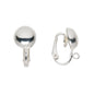 Silver Bow Clip On Earrings. Coquette Bow Jewelry.