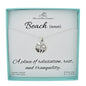 Palm Tree Beach Scene in Sterling Silver