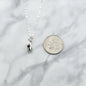Dentist Tooth Necklace in Sterling Silver