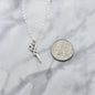Hairdresser Scissors Necklace in Sterling Silver