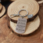 Football Keychain in Silver Plated Pewter and Stainless Steel