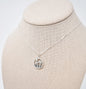 Palm Tree Beach Scene in Sterling Silver