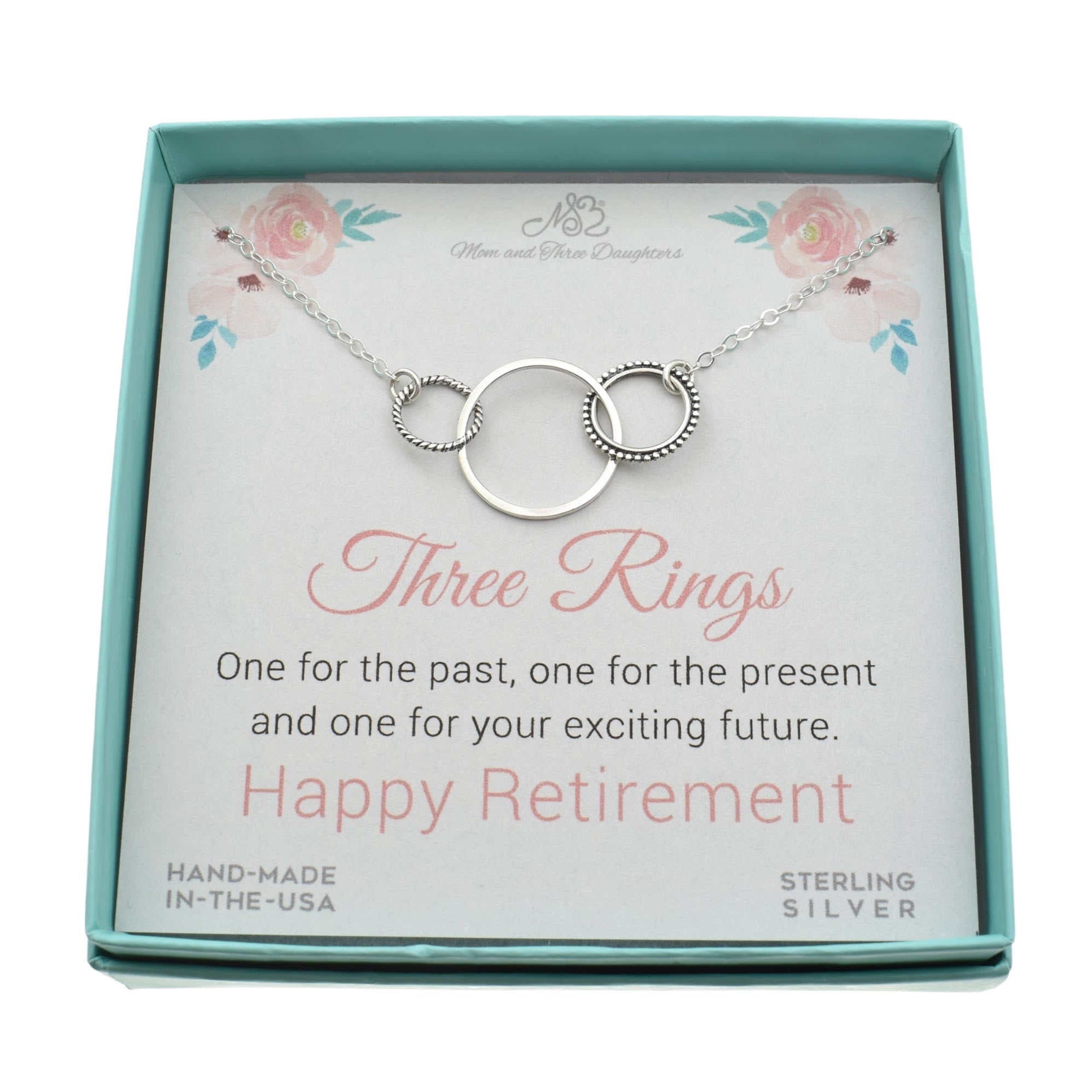 Retirement Necklace in Sterling Silver