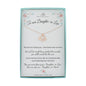Daughter in Law Infinity Heart Necklace in in Rose Gold Plated Sterling Silver