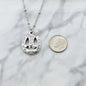 Silver Horseshoe and Boot Necklace in Stainless Steel. Western Jewelry. Cowgirl Necklace. Horse Jewelry.