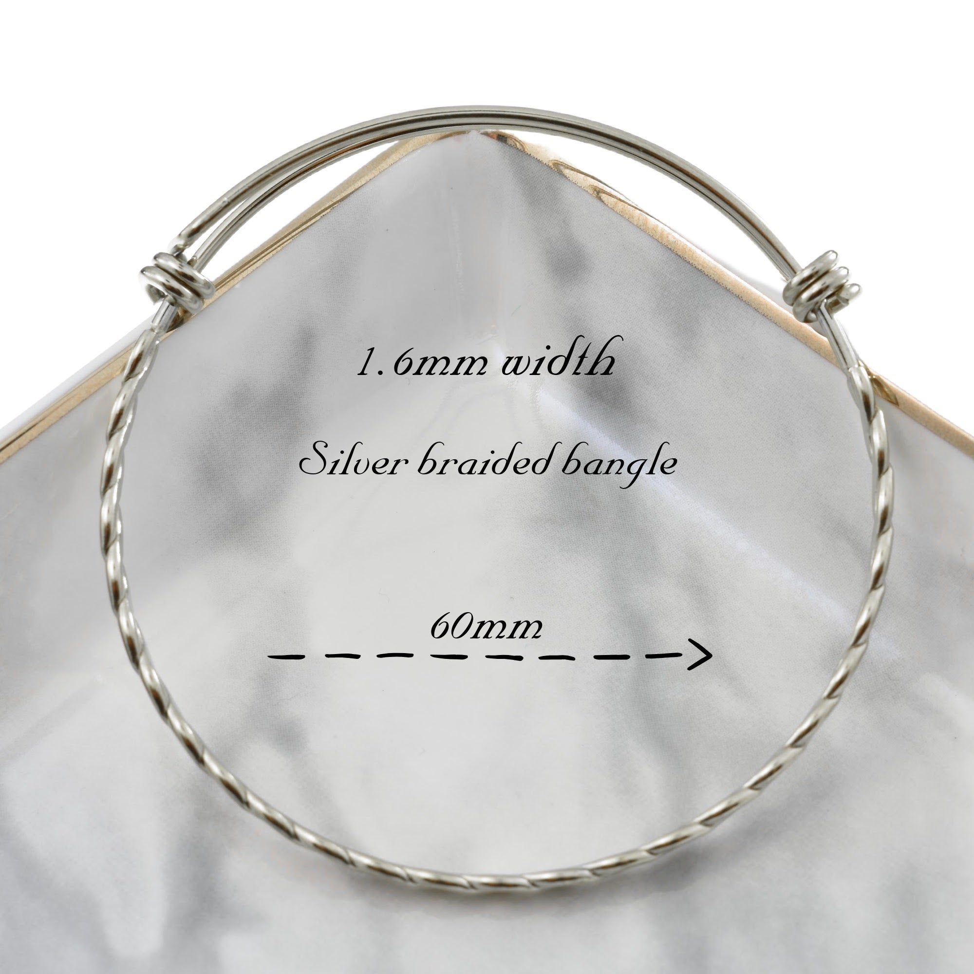 Personalized Mom Bangle Bracelet with Initial Charm and Crystal Birthstone. Stainless Steel Bangle Bracelet. Mother's Day Gift. Gift for Mom