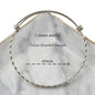 Personalized Mom Bangle Bracelet with Initial Charm and Crystal Birthstone. Stainless Steel Bangle Bracelet. Mother's Day Gift. Gift for Mom