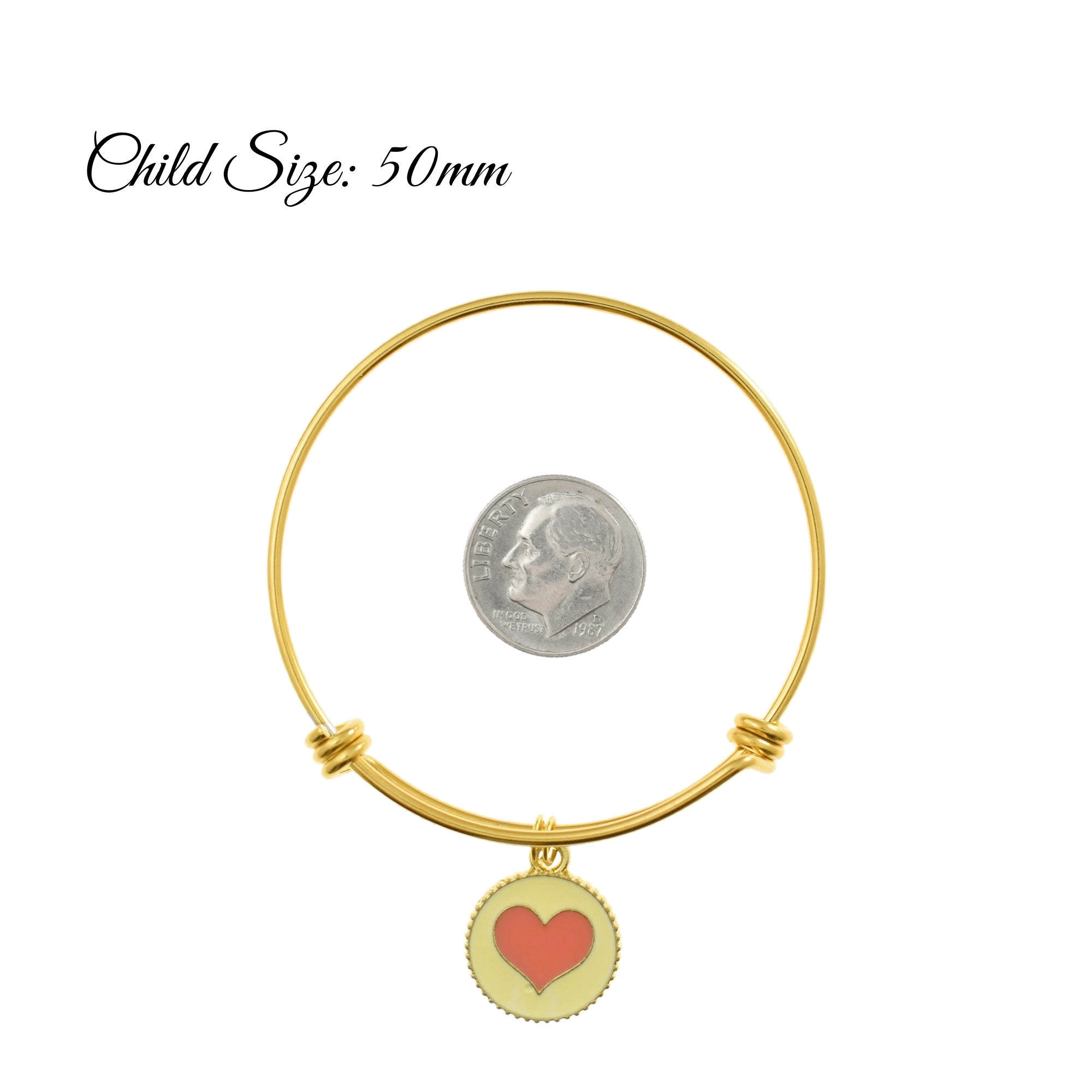 First Day of School Bracelet. Matching Mother and Daughter Bangle Bracelet.