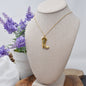 Gold Cowboy Boot Necklace Accented With Turquoise Gemstone. Western Jewelry. Cowgirl Necklace. Horse Jewelry.