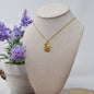 Gold Cowboy Hat Necklace in Stainless Steel. Western Jewelry. Cowgirl Necklace. Horse Jewelry.
