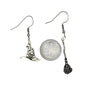 Witch Dangle Earrings for Women. Halloween Earrings.