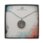 Menorah Necklace in Stainless Steel. Jewish Gifts. Men's Jewelry