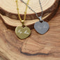 Boy Mom Heart Pendant Necklace in Silver or Gold on an 18 Inch Stainless Satellite Chain. Heart Necklace. Boy Mom Necklace. Gift for Boy Mom.