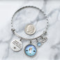 Kindergarten Bangle Bracelet. Children's Graduation Gift