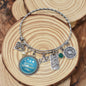 Happy Retirement Bangle Bracelet in Stainless Steel. Retirement Gift