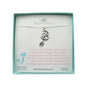 Mermaid on the Moon Pendant Suspended on a Cable Chain. Playful Mermaid Necklace.