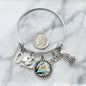 Kindergarten Graduation Bangle Bracelet. 2025 Personalized Bangle Bracelet