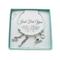 Clarinet Bangle Bracelet in Stainless Steel