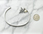 Nurse Practitioner Cuff Bracelet in Stainless Steel