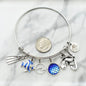 Scuba Diving Bangle Bracelet in Stainless Steel