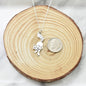 Raccoon Necklace in Sterling Silver