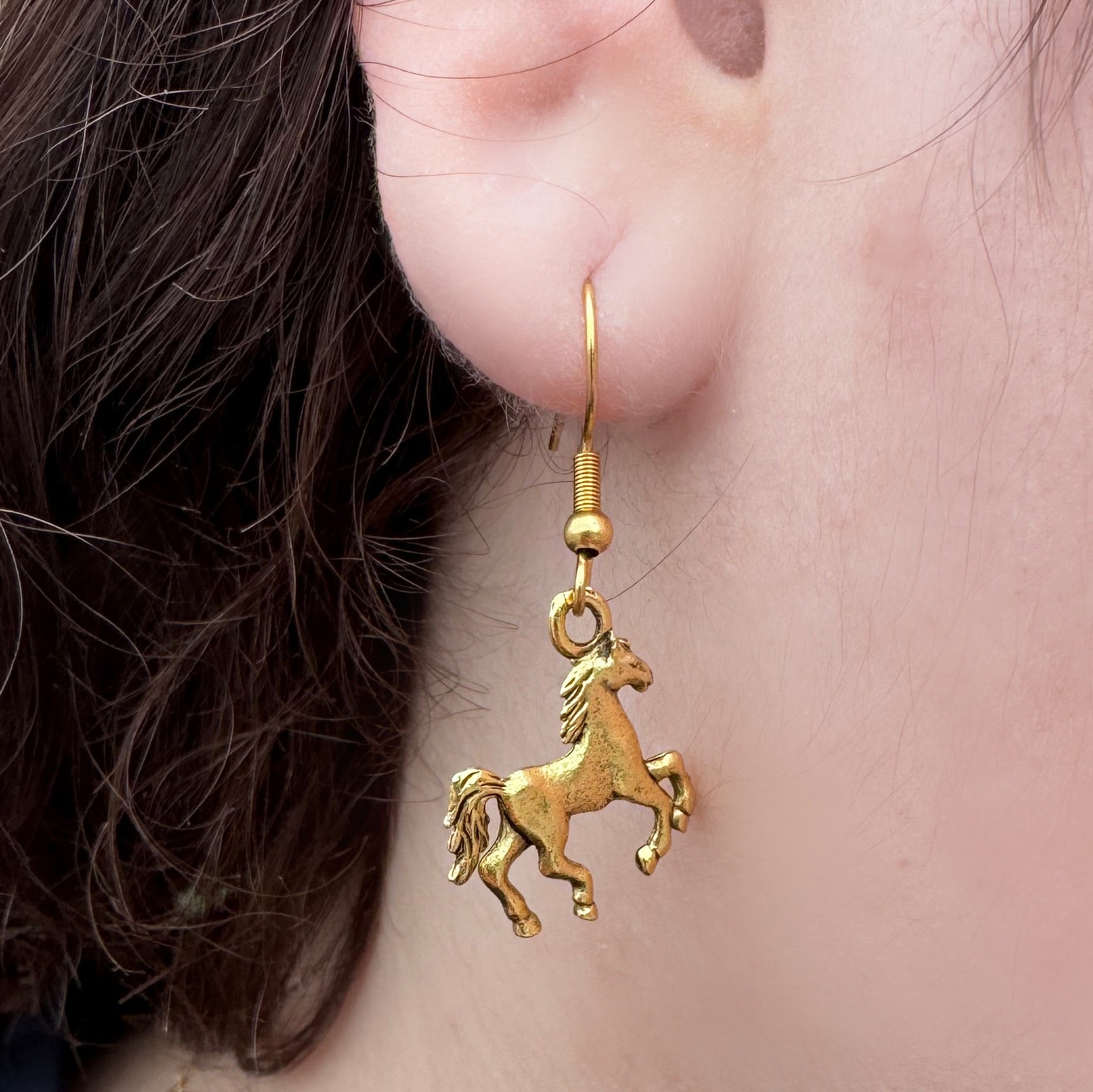 Western Earring Sets in Pewter. Cowboy Boot Earrings. Horse and Steer Head Earrings. Cowgirl Earrings. Earring Sets.