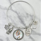 Basset Hound Bangle Bracelet in Stainless Steel