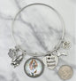 Basset Hound Bangle Bracelet in Stainless Steel