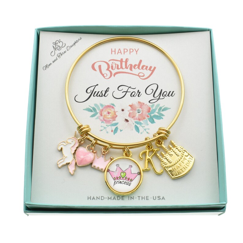 Personalized Unicorn Birthday Bracelet