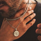 Men’s Compass Necklace in Stainless Steel. Men's Jewelry. Gifts for Him