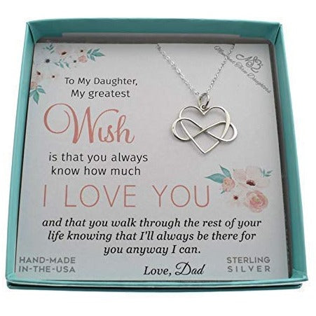 Father daughter store infinity necklace