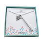 BSN Caduceus Necklace in Stainless Steel