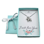 Goat Necklace in Stainless Steel
