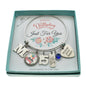 Personalized Birthday Bangle Bracelet in Stainless Steel
