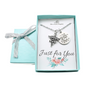 Nurse Practitioner Caduceus Nurse Necklace in Stainless Steel