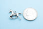 Horse Necklace in Silver Toned Metal. Personalized With Initial and Birthstone