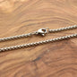 Be Still Medal Necklace in Stainless Steel. St Christopher Medal. Men's Jewelry