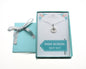 Small Compass Necklace in Sterling Silver. Middle School Graduation Gift