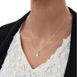 Teacher Apple Necklace in Sterling Silver