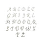 Silver or Gold Add On Script Initials
