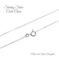 Jet Plane Necklace in Sterling Silver