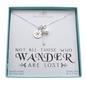 Compass and Arrow Necklace in Sterling Silver