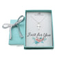 Little Girl's Tiny Cross Necklace in Sterling Silver