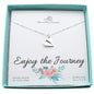 Paper Airplane Necklace in Sterling Silver