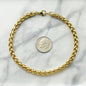 Men's 5mm Wheat Chain Bracelet. Men's Jewelry. Waterproof.