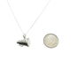 Cheer Megaphone Necklace in Sterling Silver