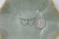 Two Interlocking Hearts in Sterling Silver Suspended on an 18 Inch Sterling Silver Split Chain.